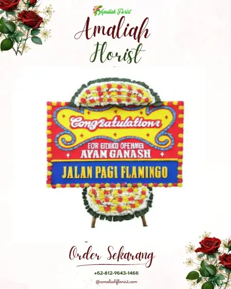 Sewa Papan Bunga Brecong